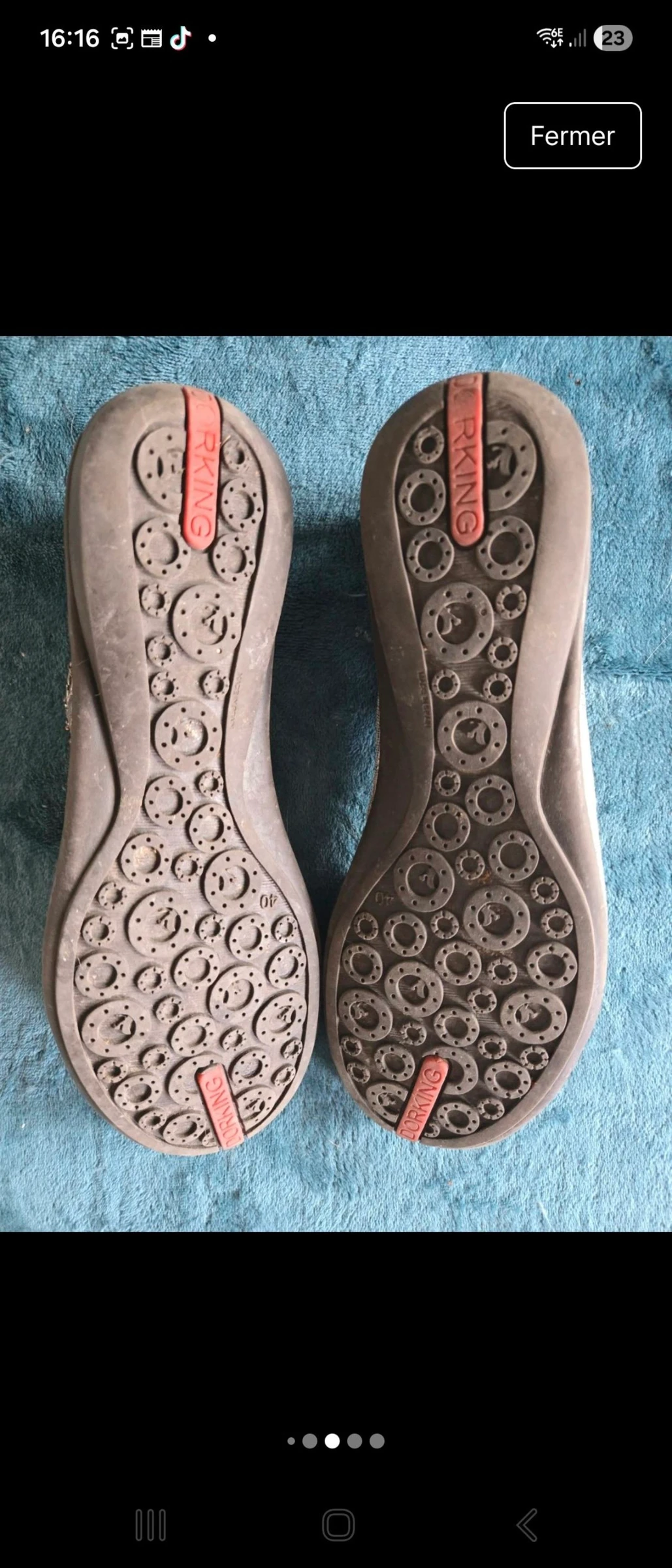 Zapatos planos plateados Dorking talla 40 – photo 5